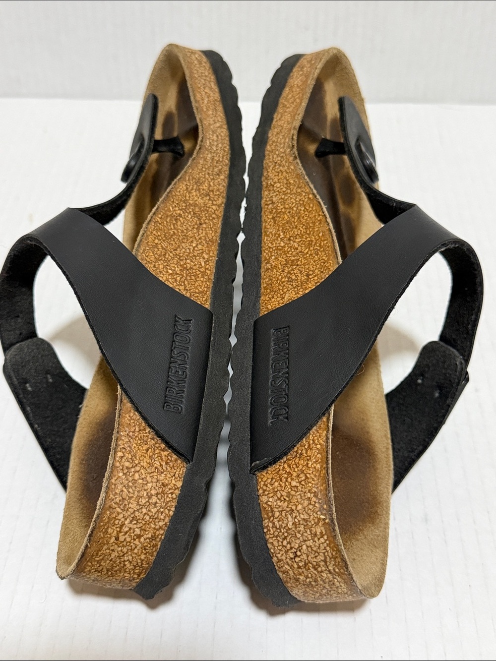Birkenstock Gizeh Black Thong Sandal - Women Size 38 (7-7.5) - Picture 6 of 12
